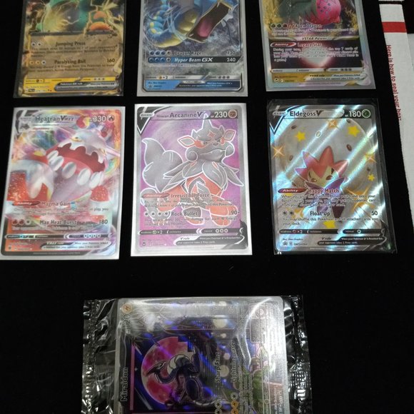 Pokemon TCG Lot Full ETB 500 cards + GX,EX,VMAX,V,VSTAR,FULL ART & PROMO CARD - Picture 7 of 8